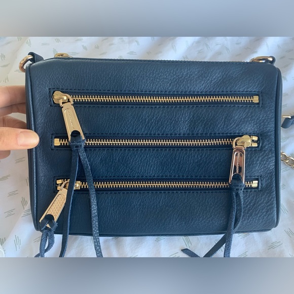 Rebecca minkoff navy three zip crossbody bag - Picture 8 of 9